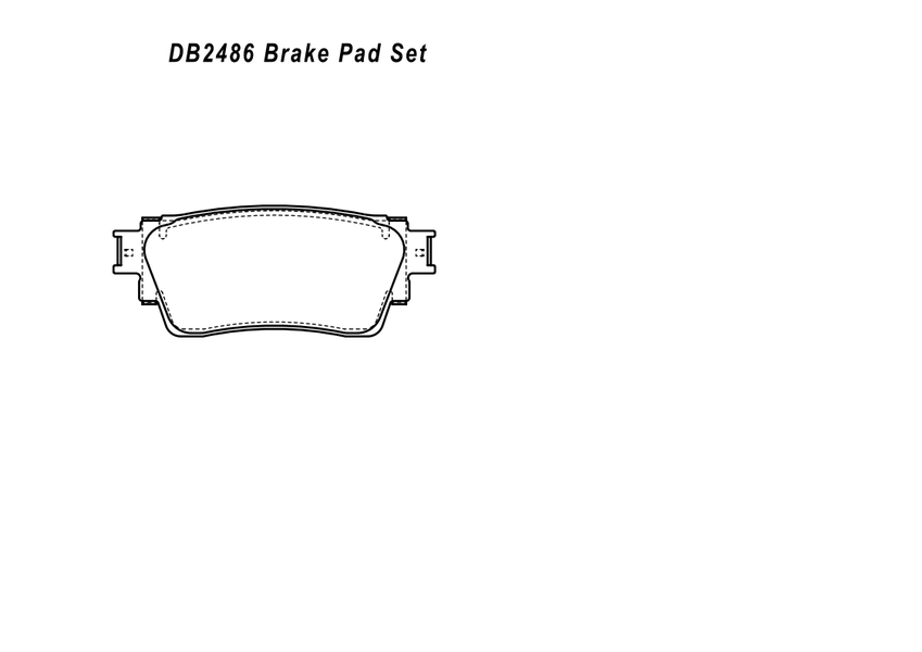 Rear Brake Pad Set