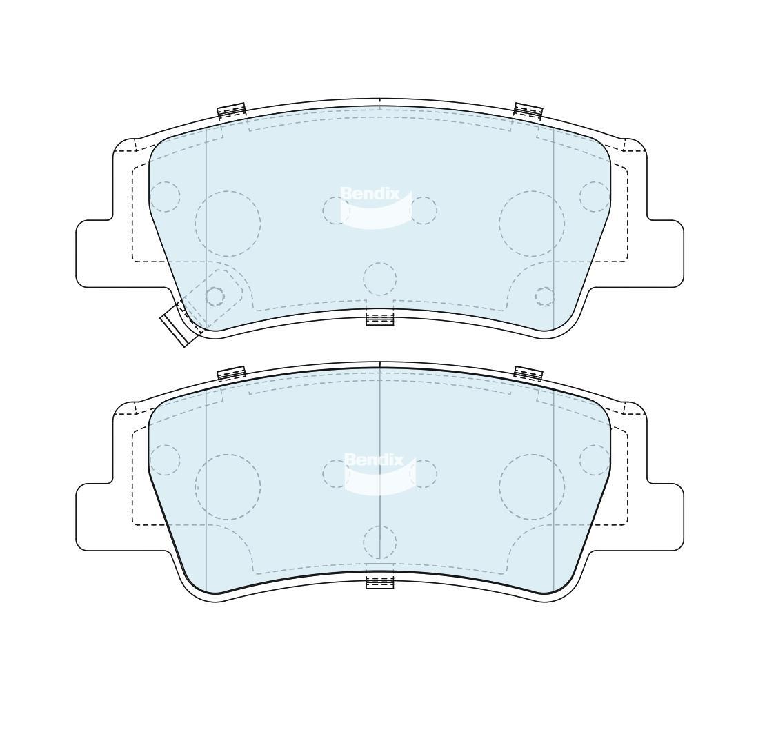Rear Brake Pad Set