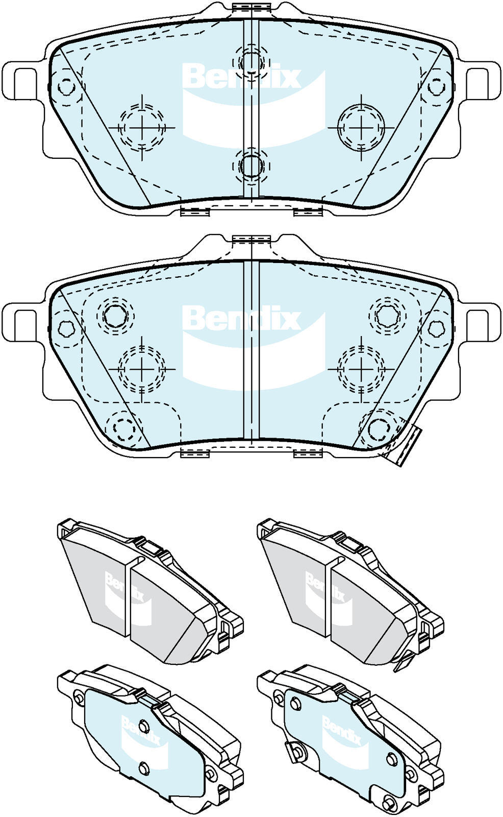 Rear Brake Pad Set