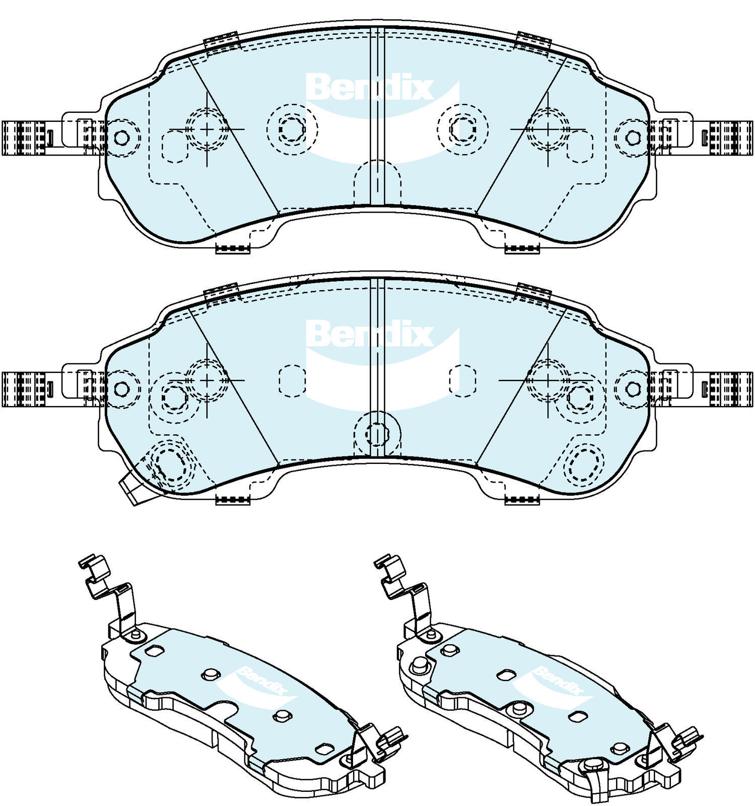 Rear Brake Pad Set