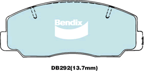 BS1607 1 set x Bendix Brake Shoe FOR DAIHATSU FEROZA HARD TOP F300 