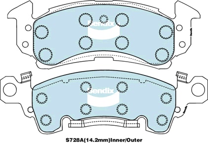 Front Brake Pad Set