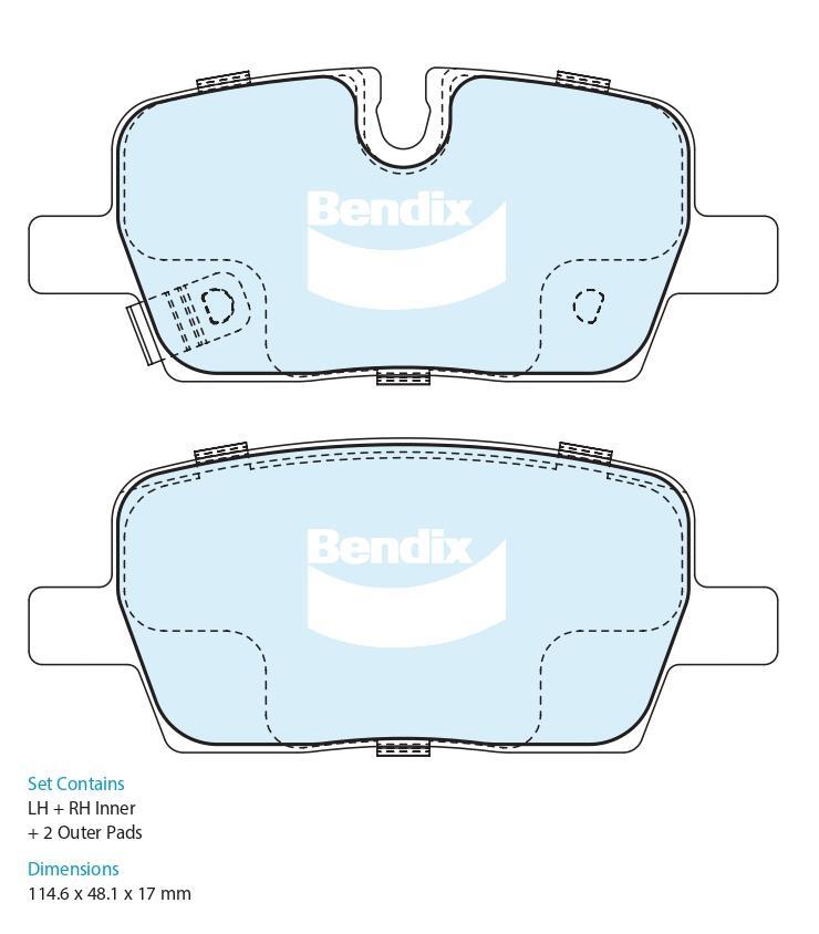 Rear Brake Pad Set